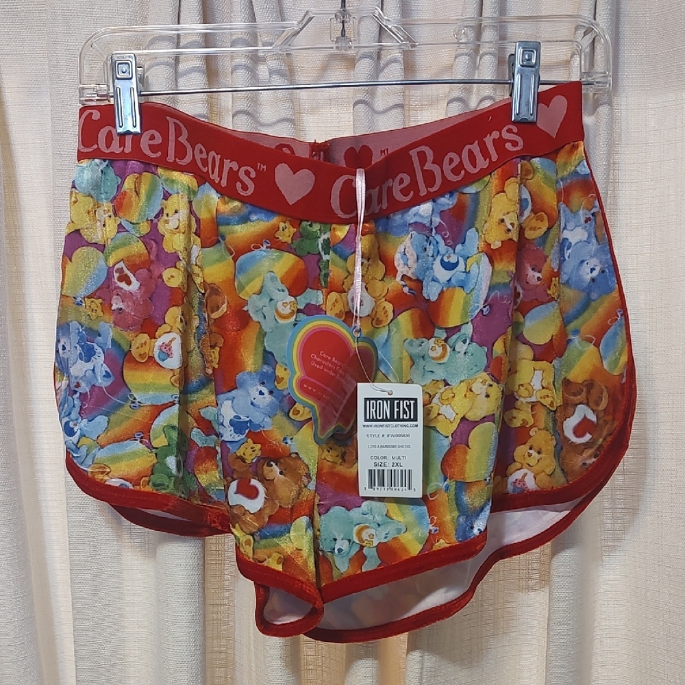 Iron Fist Care Bears Rainbow Shorts - Picture 2 of 6